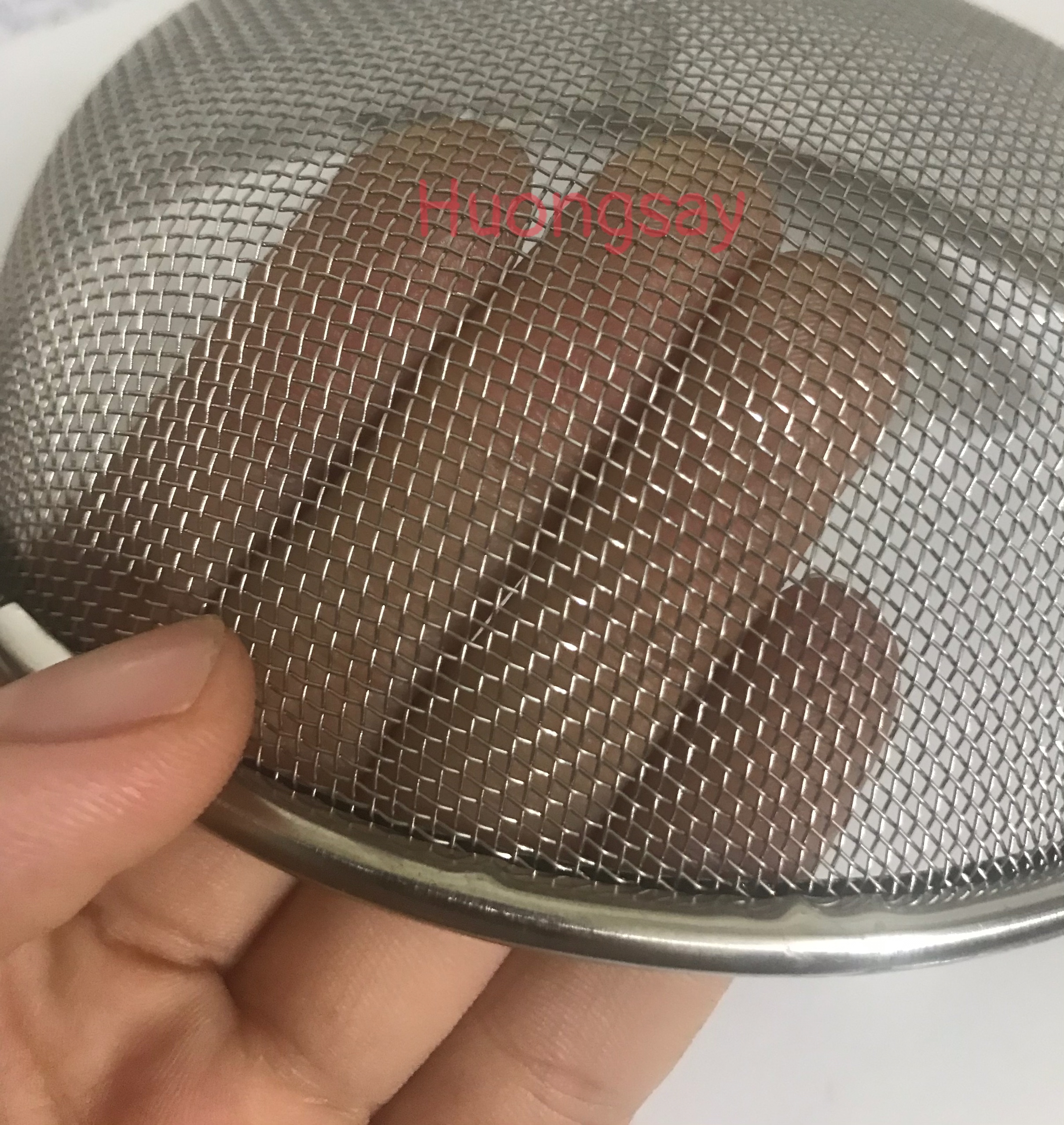 Rây lọc cháo inox cho bé ăn dặm 1 lớp