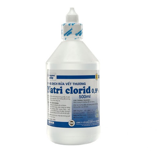 Natri Clorid 0,9% Hải Dương 500Ml