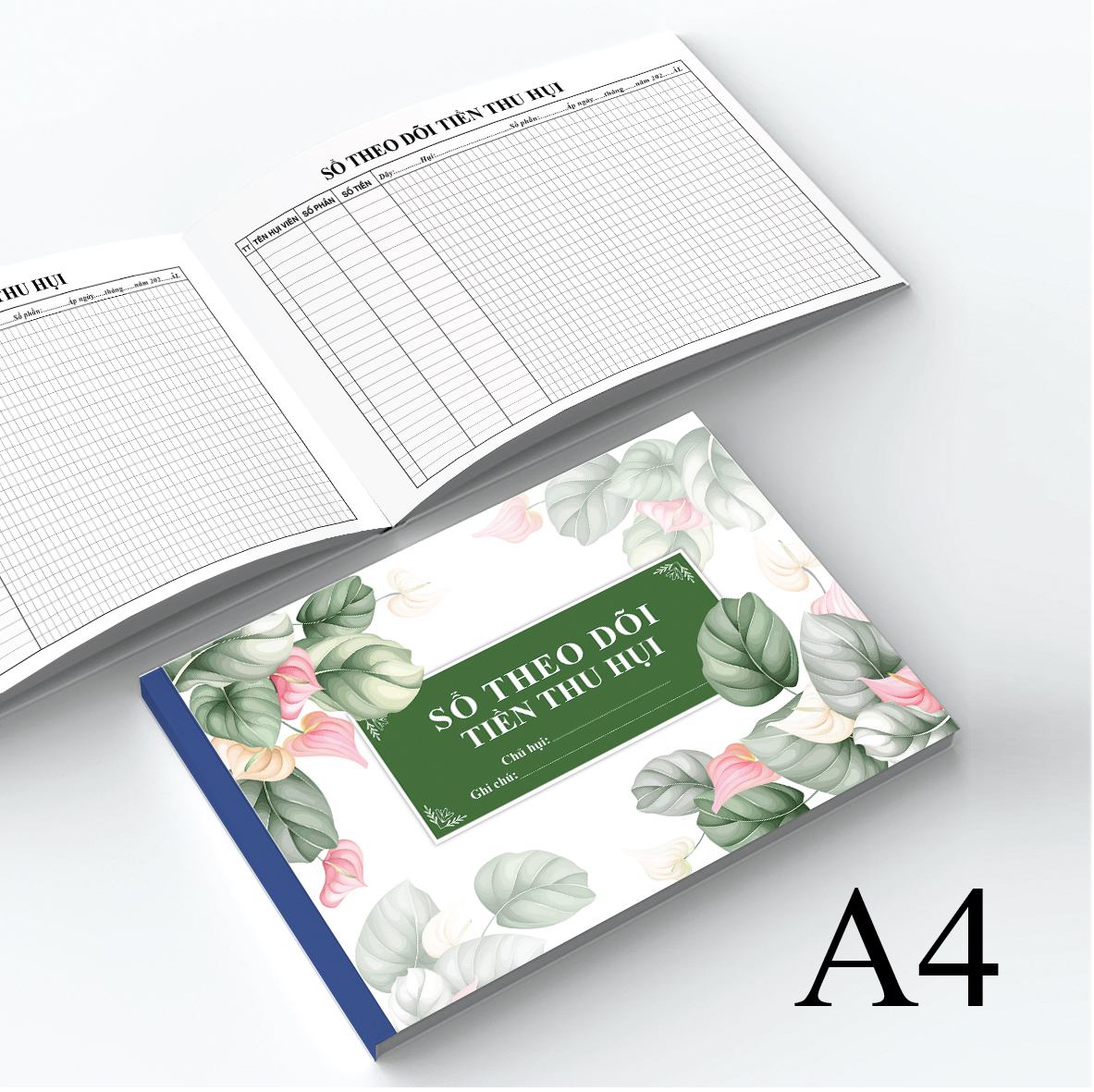 SỔ THEO DÕI THU HỤI - A4 NGANG - IN 2 MẶT