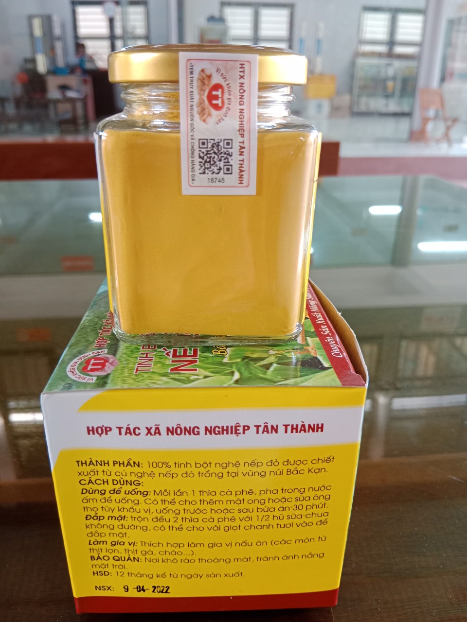 Tinh bột nghệ đỏ cucurmin 20g