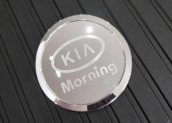 Ốp nắp bình xăng kia morning 2012-2019 mạ crom