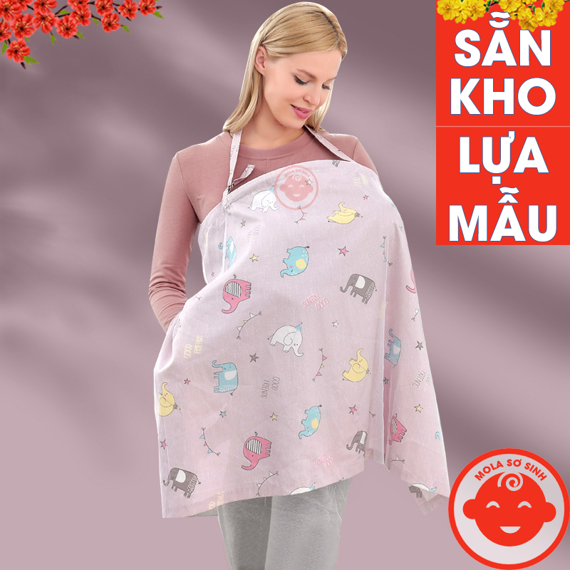 Khăn choàng che con bú cho mẹ và bé