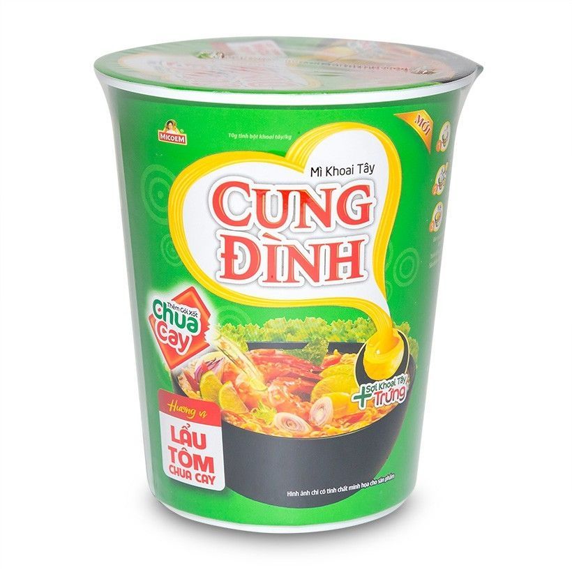 MÌ CUNG ĐÌNH TÔM CHUA CAY THÙNG 30 gói