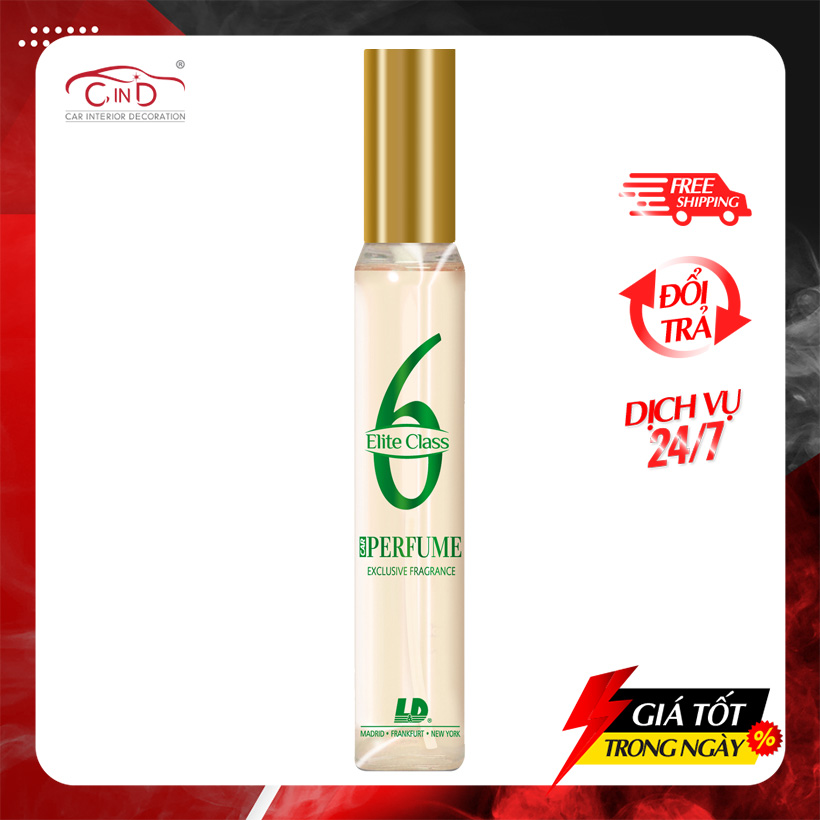 Nước hoa ô tô dạng xịt l&d elite class số 6 intense for him 40ml - nhập khẩu chính hãng
