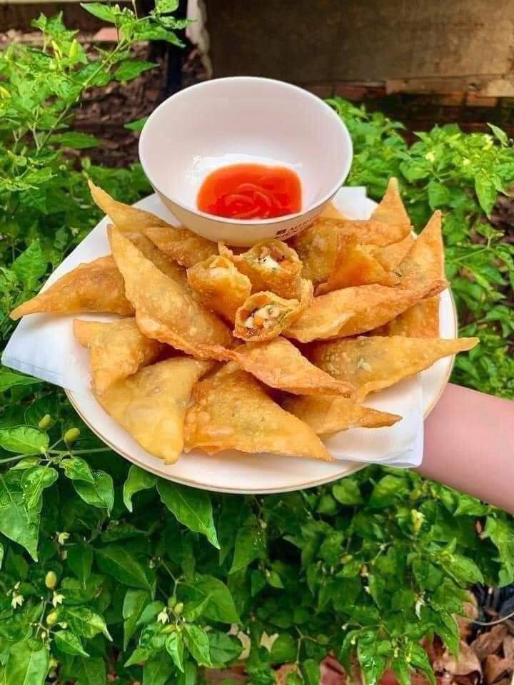 Hoành thánh thịt lá - khay 50 viên