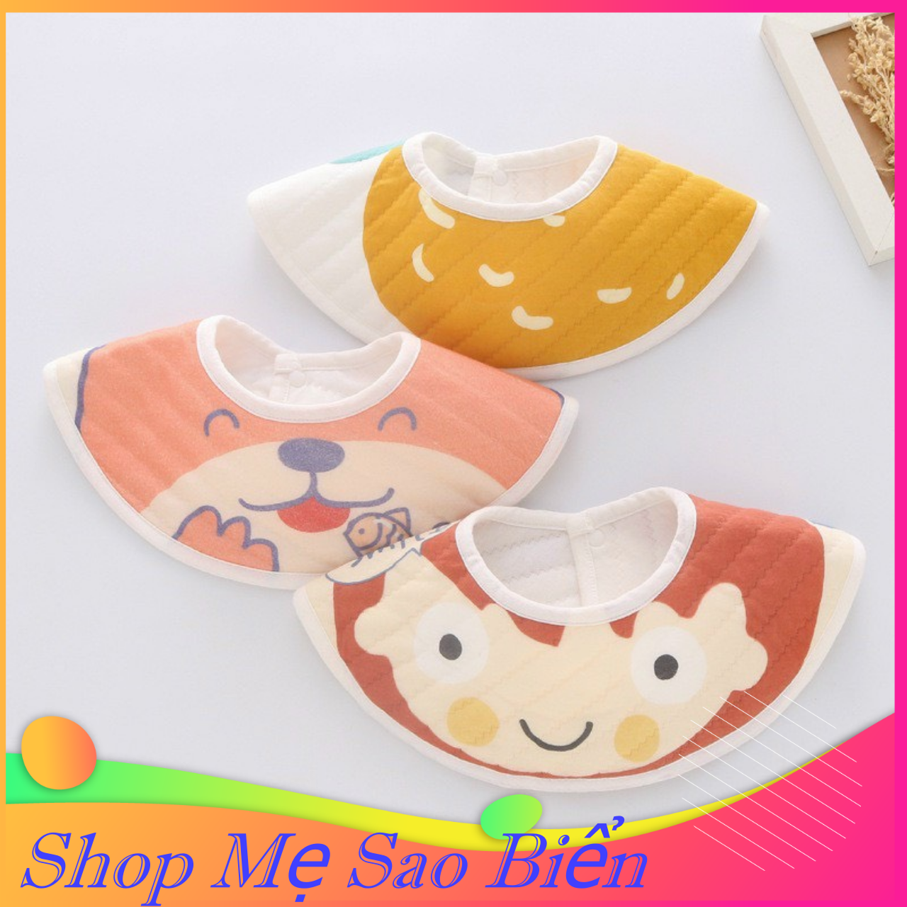 Set 3 yếm chống thấm xuất Hàn