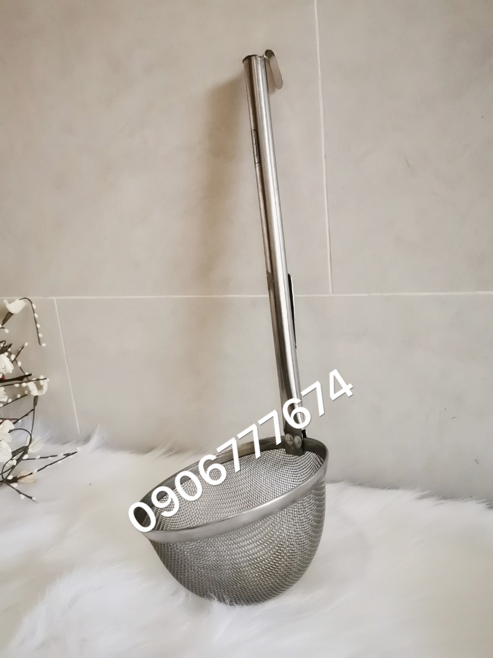Vợt Trụng Hủ Tiếu / Trụng Bún,Phở Cán Dài