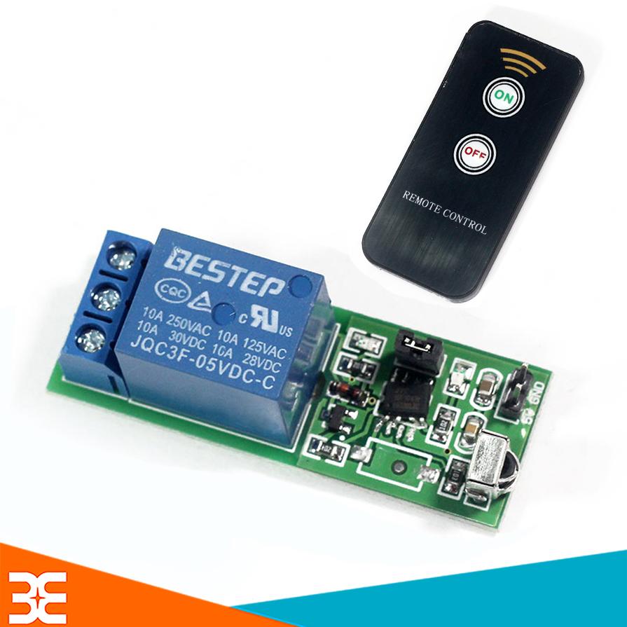 Module điều khiển relay bằng remote hồng ngoại 5vdc 1 kênh