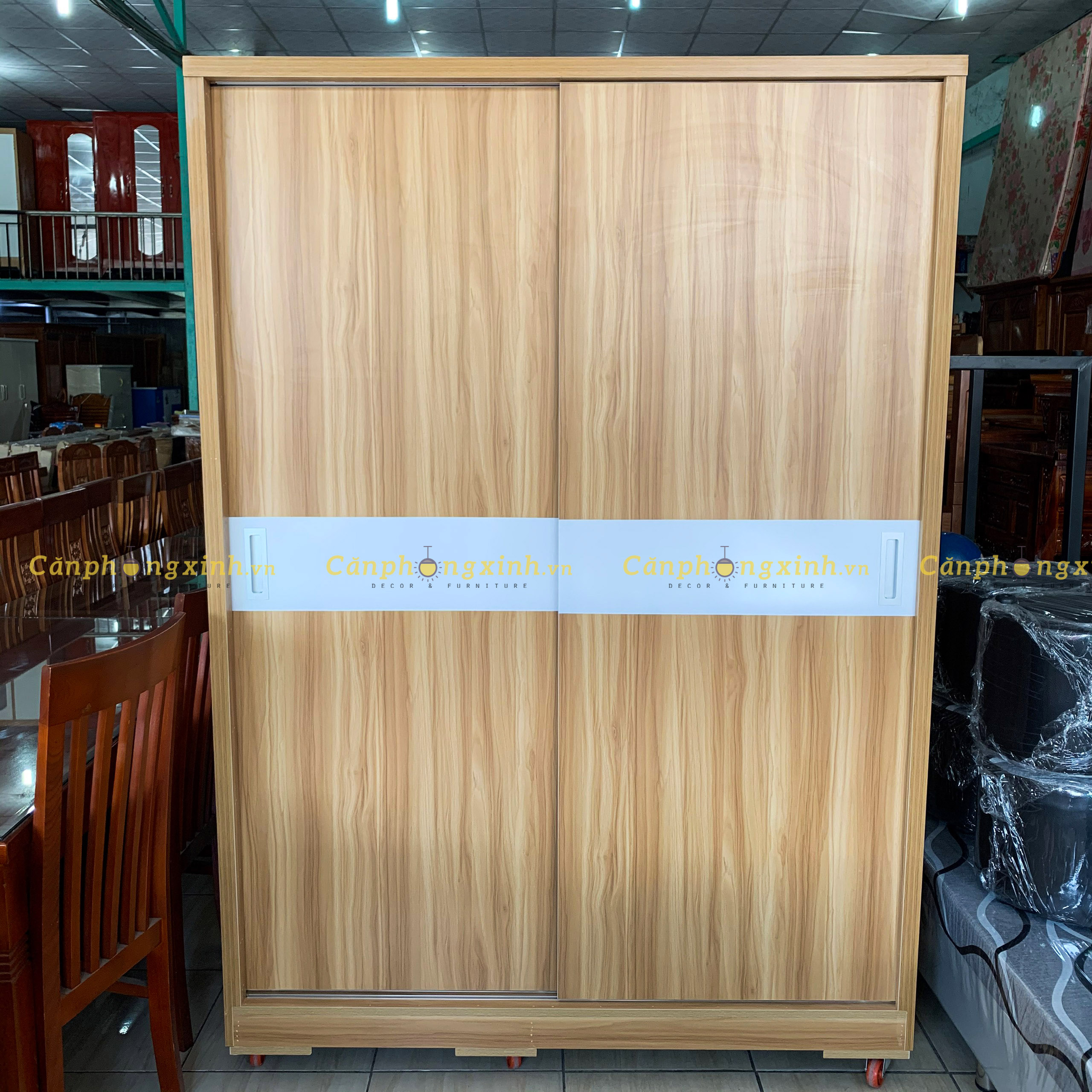 [Freeship HCM] Tủ áo cửa lùa gỗ MDF CPX-T21