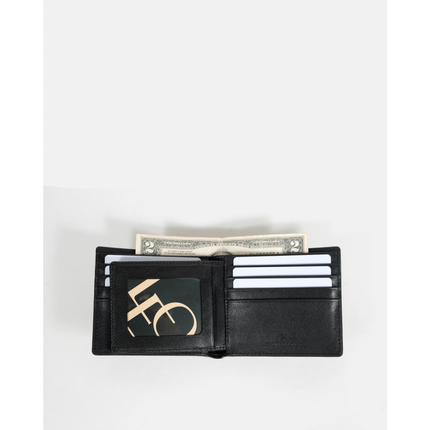 Ví Da Nam Gập Đôi Leonardo Bifold Morgan Wallet Da Nhập Khẩu Cao Cấp