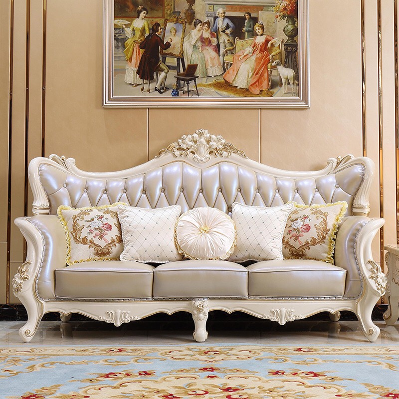 BỘ SOFA PHÒNG KHÁCH TÂN CỔ ĐIỂN SANG TRỌNG 9913B