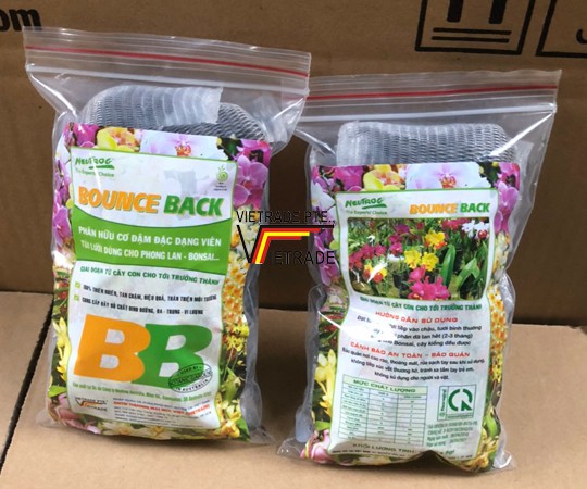 Phân hữu cơ tan chậm bounce back - 1 túi 15 gói 90g