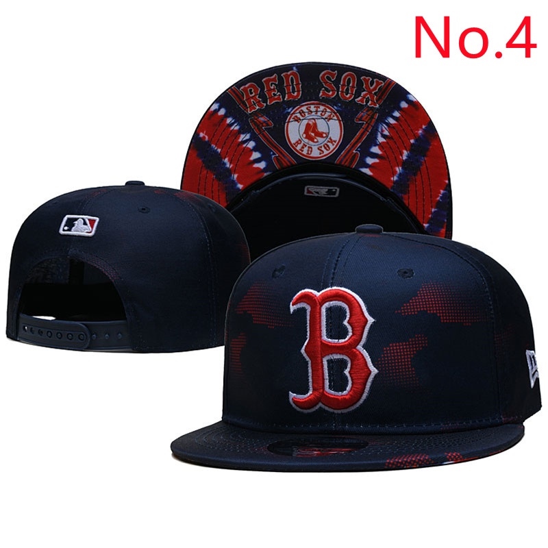 Ready Stock 20 Style MLB Boston Red Sox Adjustable Hat Baseball Cap Flat Cap Multi Color