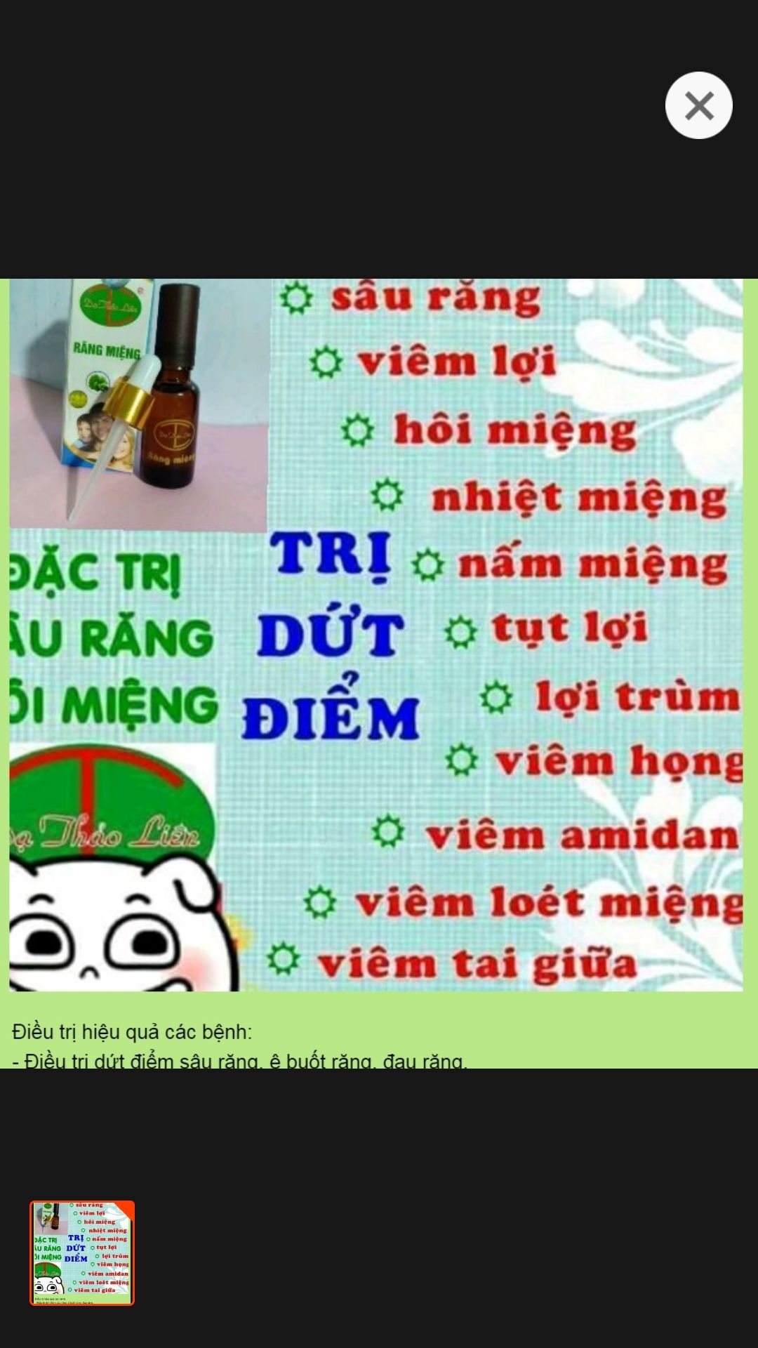 tinh dầu Răng Miệng của Dạ Thảo Liên lọ nhỏ 5ml