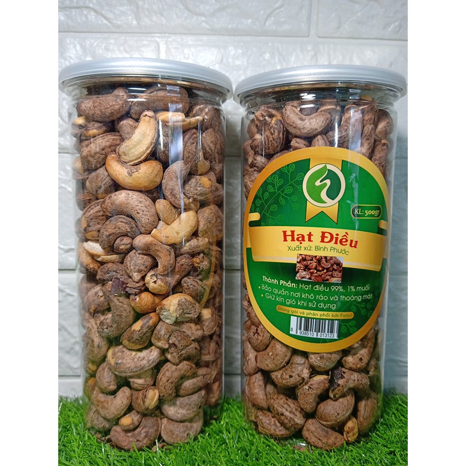 [HCM]Hạt Điều Rang Muối Bình Phước Loại 1 ( 250gr/ hũ)