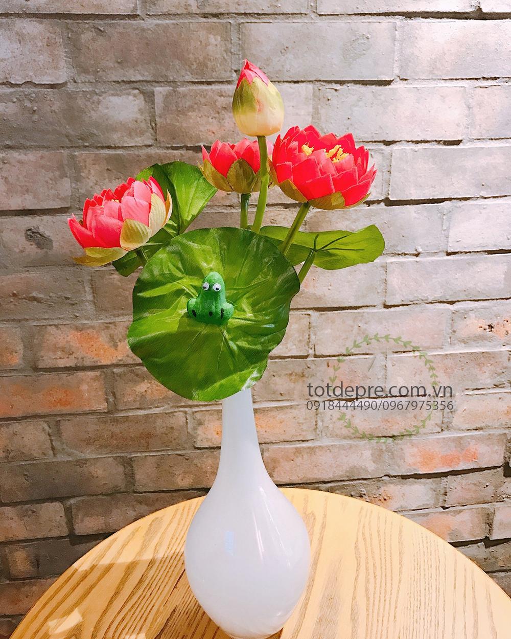 Hoa Sen Cung Đình - Hoa Giả Cao Cấp
