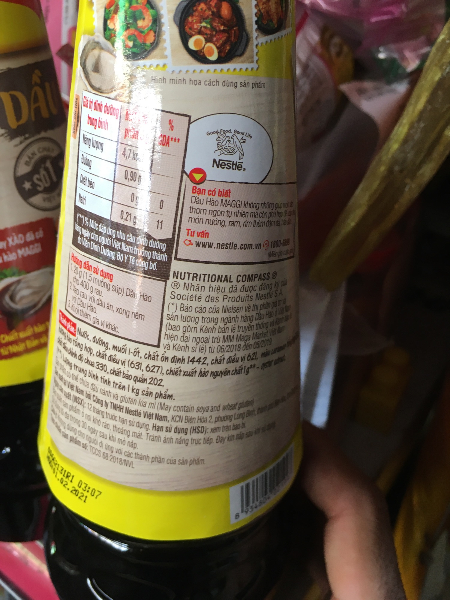 Dầu hào maggi 820g