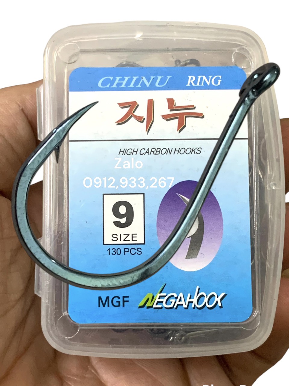Lưỡi câu cá Size Lớn Chinu Megahook MGF, ( mọi người lưu ý , size lưỡi lớn hơn size lưỡi thông thường khá nhiều )
