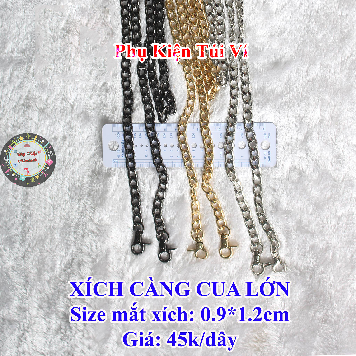 Large Crab Chains for Making Handbags (45K/Chain)