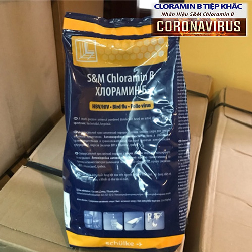 BỘT KHỬ KHUẨN CLORAMIN B 25% - 1KG [Hàng nhập khẩu SÉC]