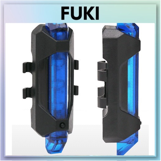 Đèn led xe đạp Đèn tín hiệu gắn xe đạp nhiều màu có cổng sạc USB FUKI