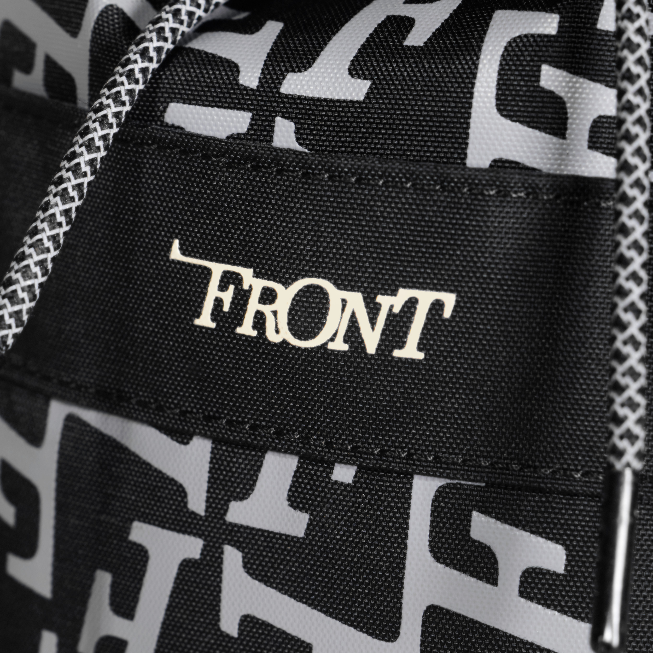 FRONT  The Knight F Abundant Mini Backpack D123 - BLACK - S  ♟ Balo mini FRONT chất liệu Polyester