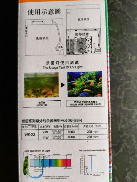 [HCM]Đèn uv diệt rêu hồ cá 9W
