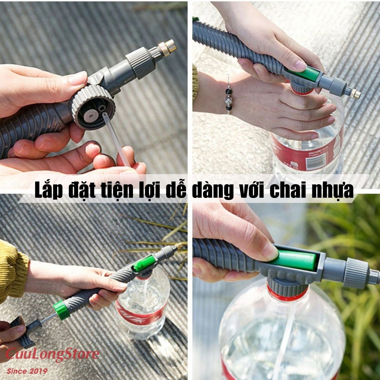 Bình bơm tưới cây mini đa năng cầm tay phun xịt 2 chế độ nước nhỏ gọn tiện lợi mang theo