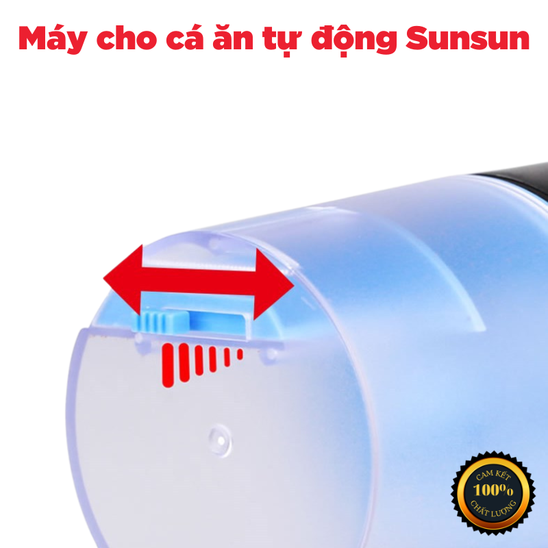 Máy cho cá ăn tự động hẹn giờ sunsun (tặng kèm 2 viên pin aa, bảo hành 1 tháng) / Búp aqua
