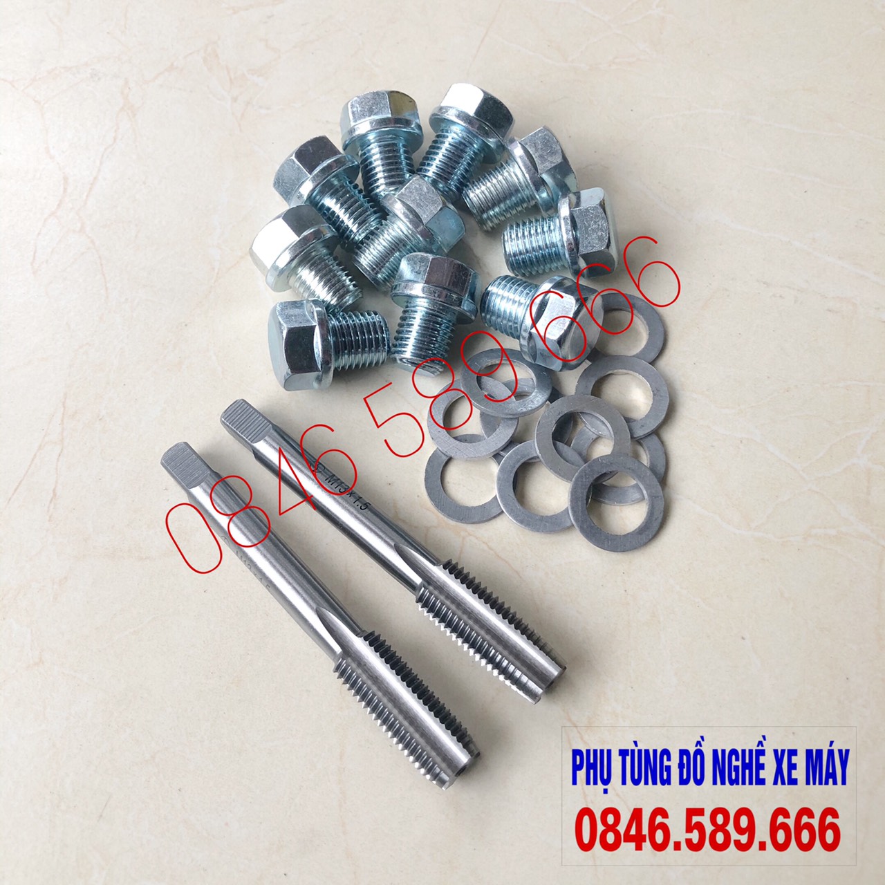 Ốc Rốn Dầu Long Đen 13 Ly Xe Máy Bị Chờn