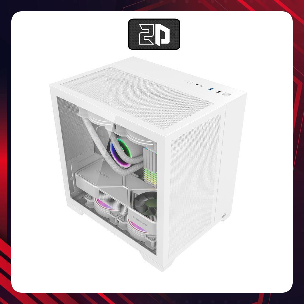 Vỏ Case MIK LV12 MIK LV12 MINI FLOW- WHITE (iTX, mATX)
