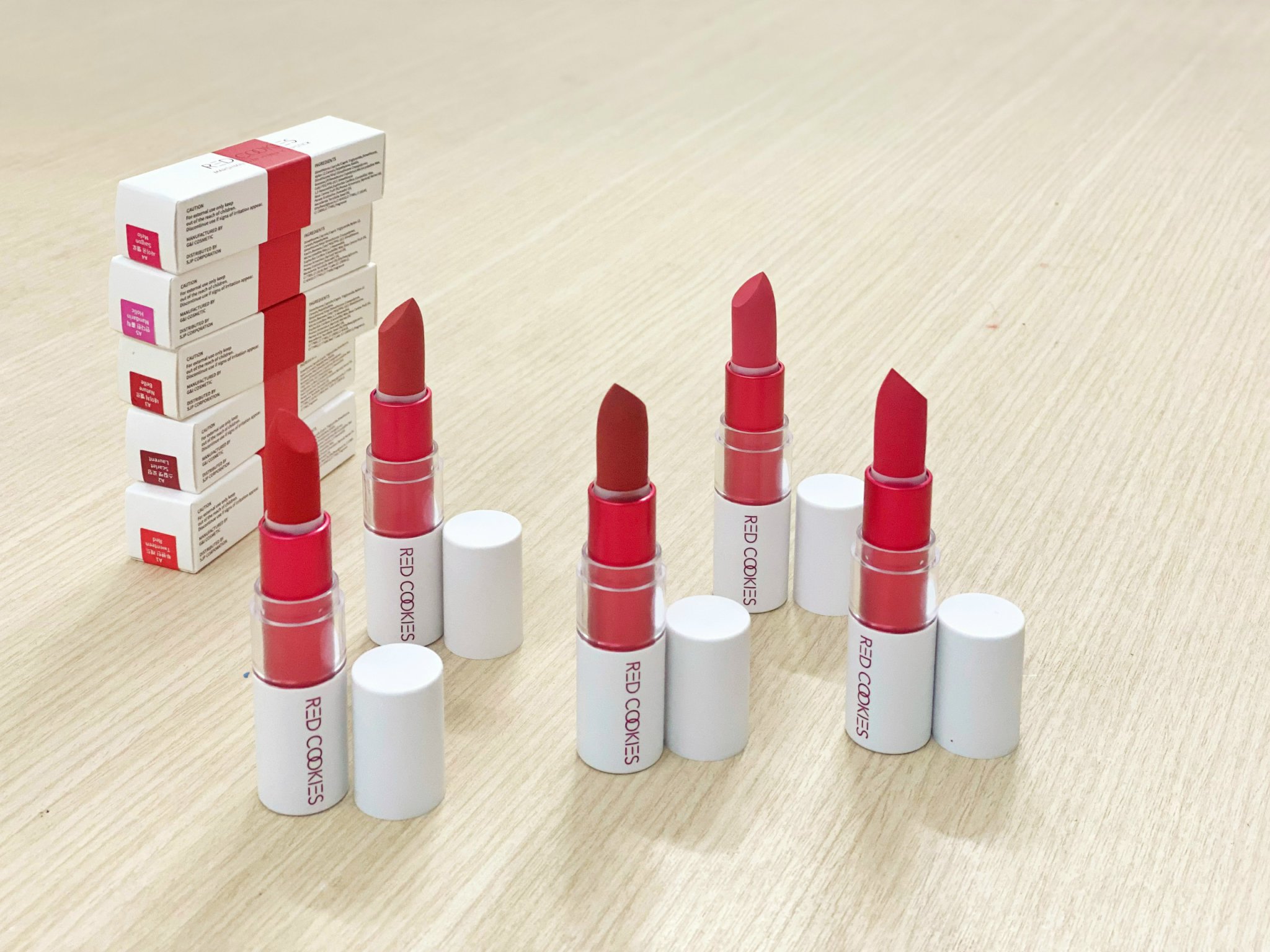Son Lì Marshmallow Powder Lipstick- Red Cookies