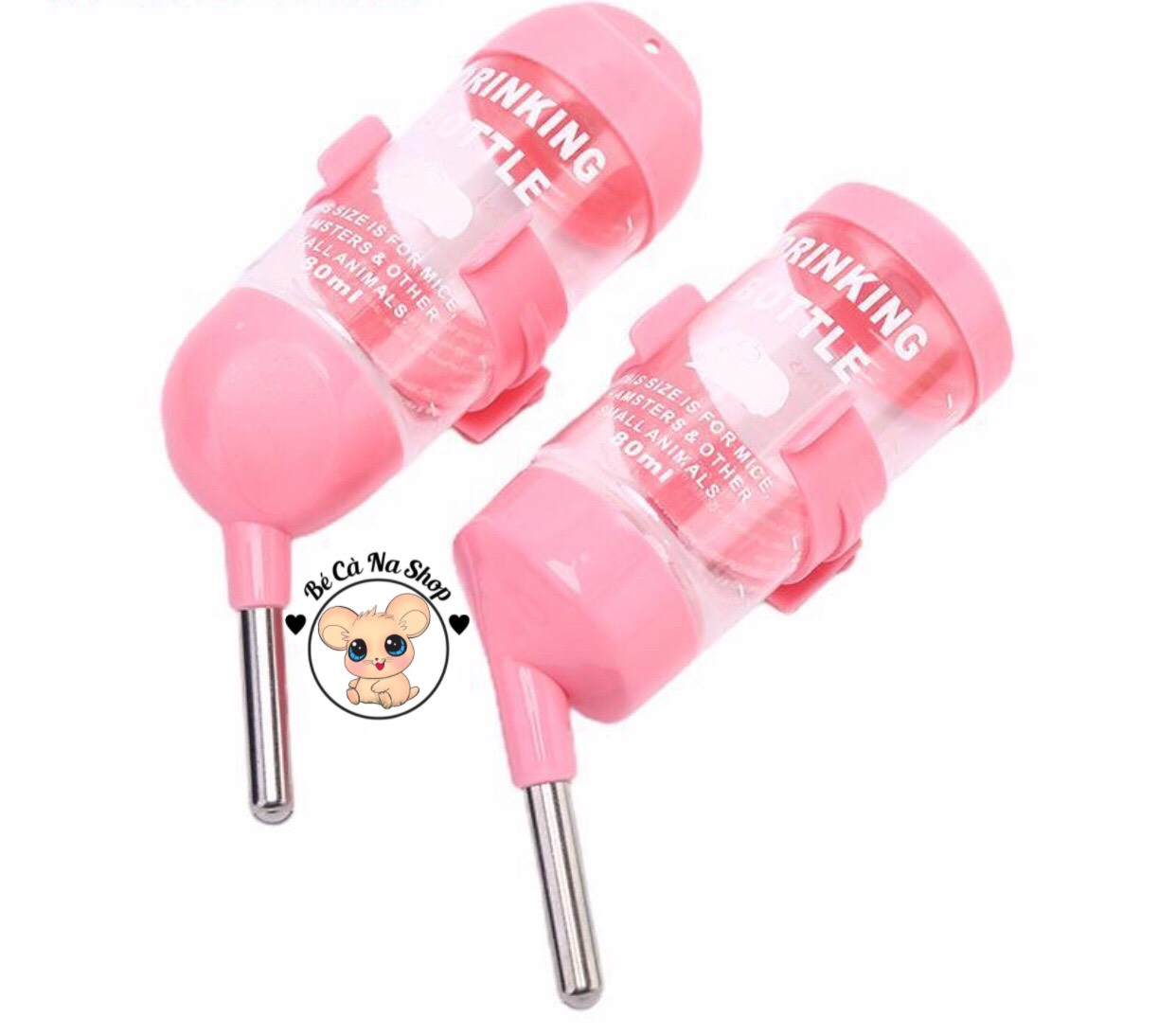 bình nước bi 80ml và 125ml cho hamster (hàng nhập khẩu xịn chống rỉ nước)