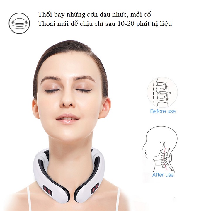 Máy matxa Cầm Tay,máy matxa tự động ,Máy massage cổ vai gáy Xung Điện Từ Cao Cấp,Máy massage cổ vai gáy