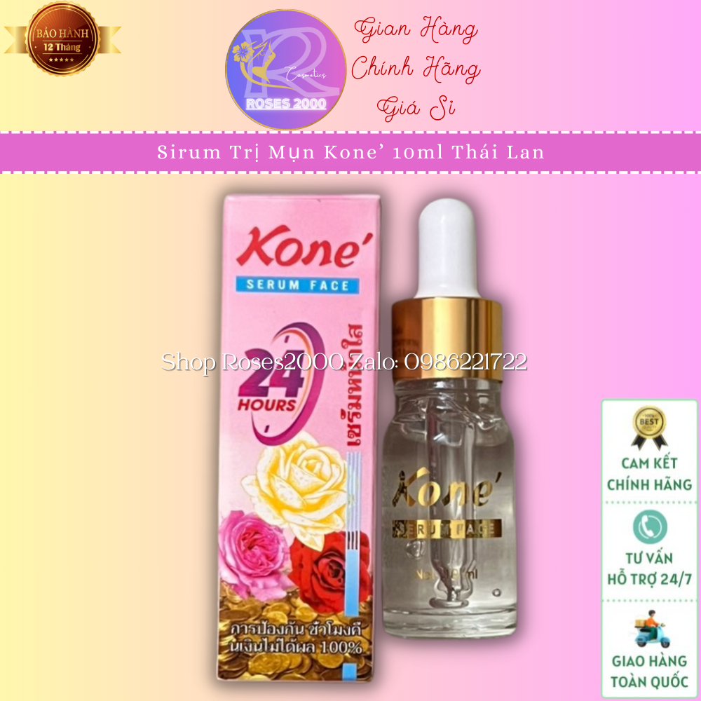 Serum Kone - 3 loại Serum đa chức năng (Nám, mụn, trắng da)