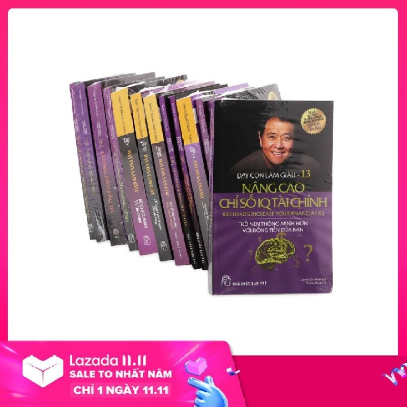 Mua Combo Dạy Con Làm Giàu - Robert T. Kiyosaki - Trọn Bộ 13 Tập - Newshop