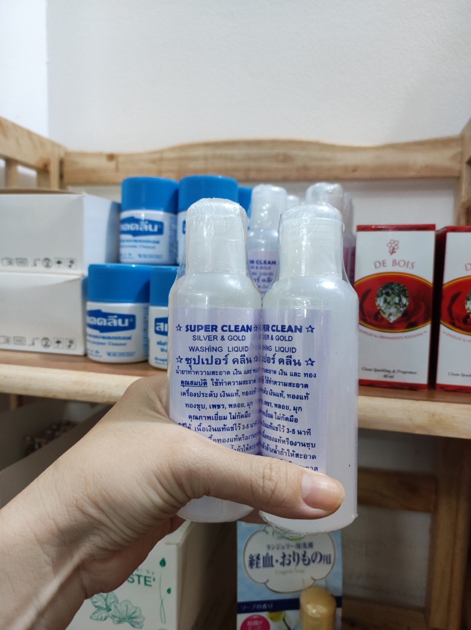 01 Chai Nước Rửa Trang Sức, Vàng Bạc Thái Lan 120ml