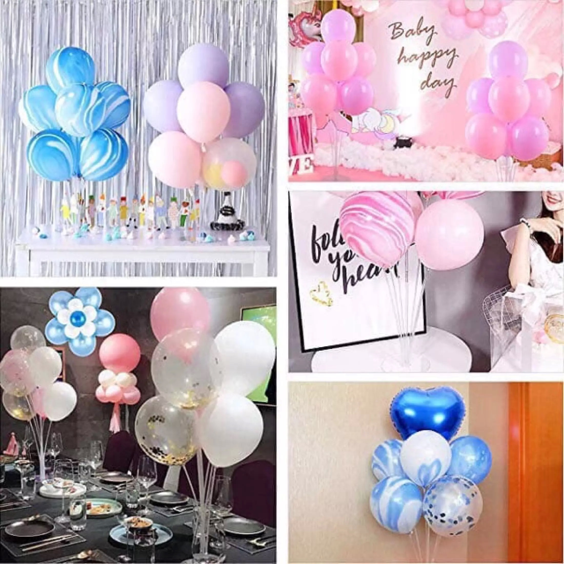 Set bóng bay trang trí sinh nhật phi hành gia cho bé trai