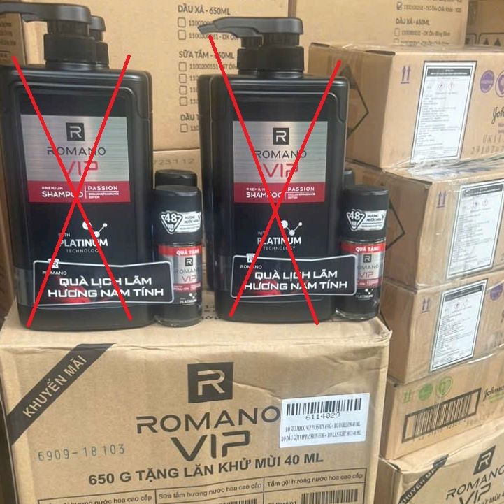 (hàng khuyến mãi 40ml) Lăn khử mùi cao cấp Romano Vip Passion/ Vision