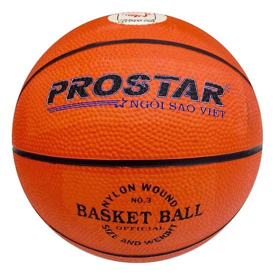 Quả bóng rổ prostar cao su và tặng kim bơm bóng và lưới đựng bóng hàng chuẩn 365