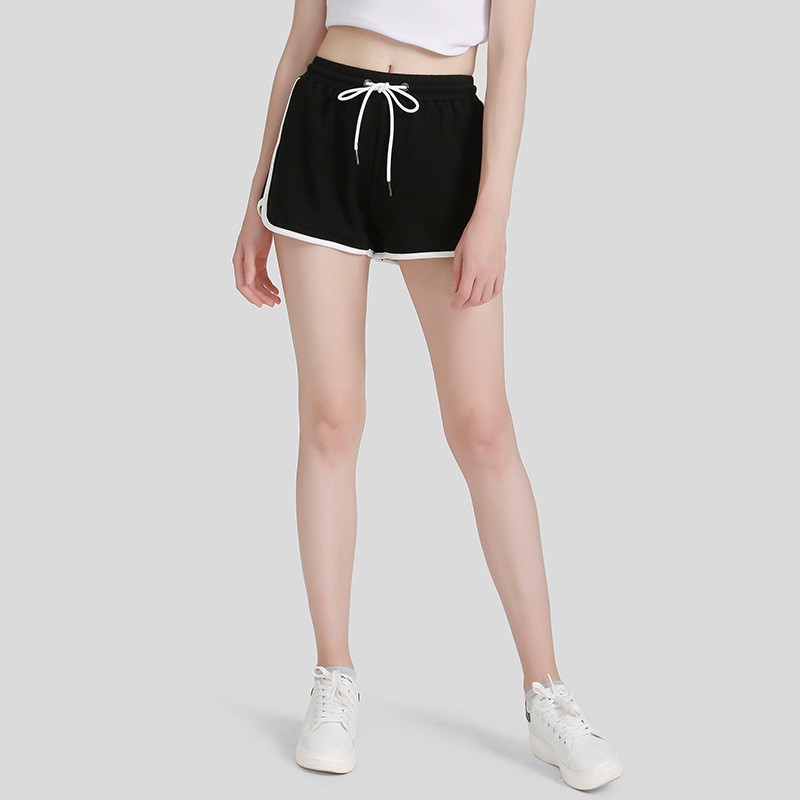 Quần short thể thao nữ phối viền thiết kế tinh tế, đẹp mắt