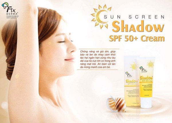 Kem chống nắng Fixderma Shadow SPF 50+ 75g [NHẬP KHẨU CHÍNH HÃNG 100%]