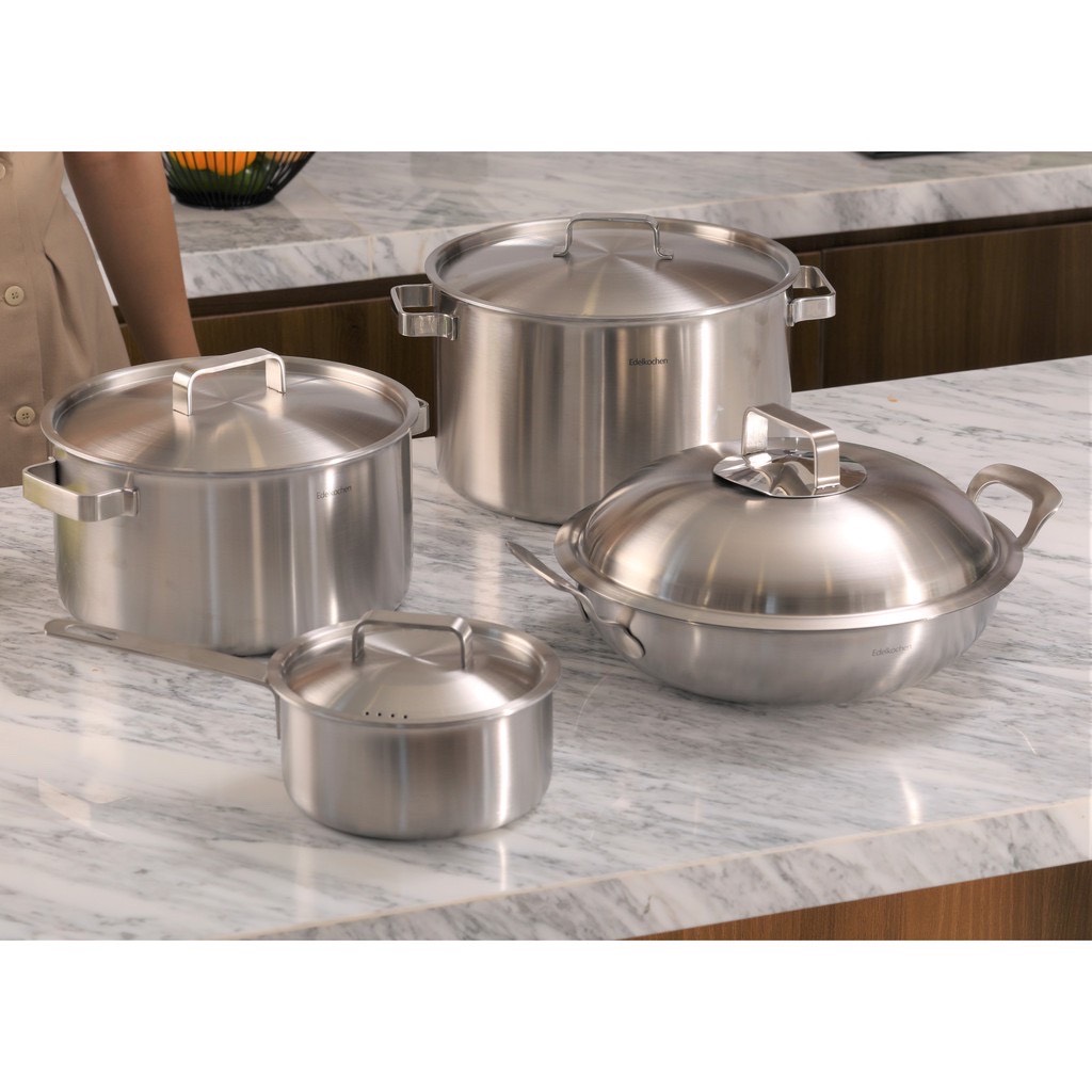 Bộ 4 Nồi Edelkochen Tango Inox 304 Cao Cấp Đáy từ