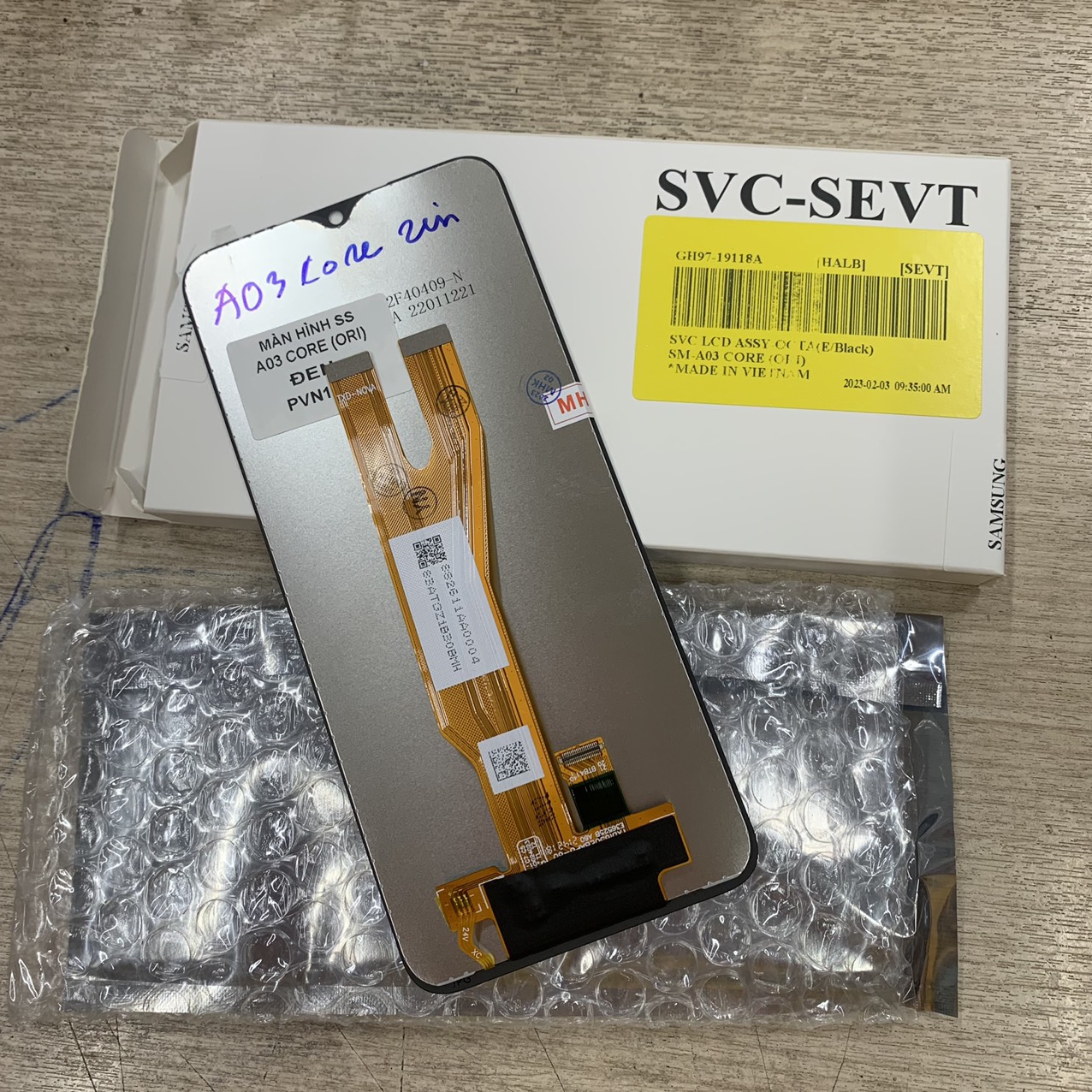Màn hình zin new samsung a03 core