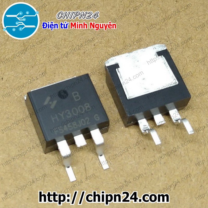 [1 con] (SOP) Mosfet Dán HY3008 TO-263 100A 80V Kênh N (SMD Dán) (3008)