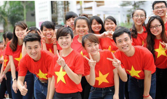 [HCM]Áo Cổ Động Cờ Đỏ Sao Vàng