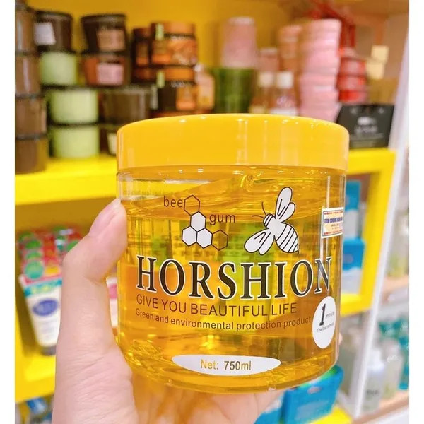 Sáp Wax Lông Lạnh Horshion [750ml] + Giấy Wax Lông