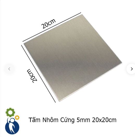 Tấm Nhôm Cứng 5mm 20x20cm