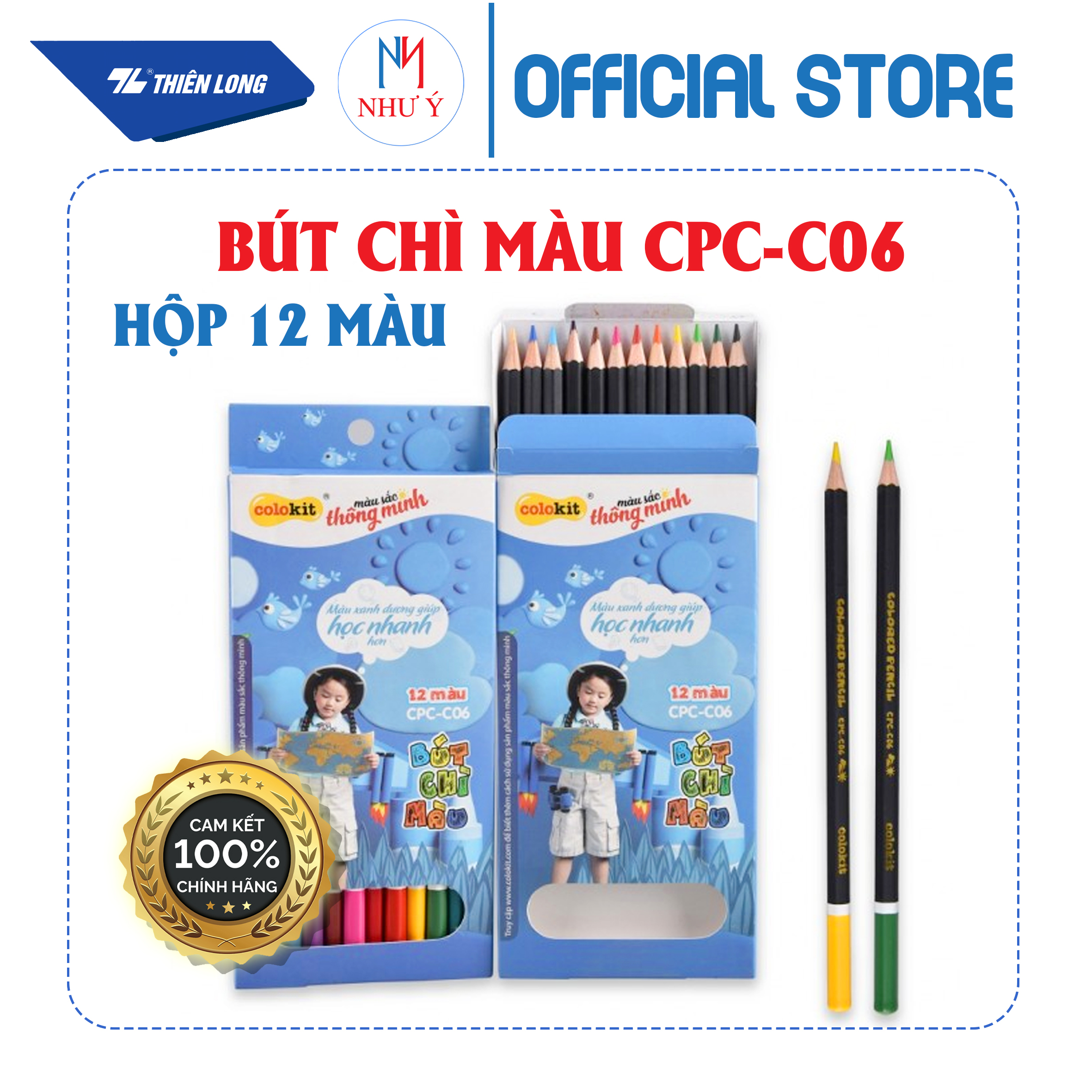 Bút chì màu colorkit cpc-c06