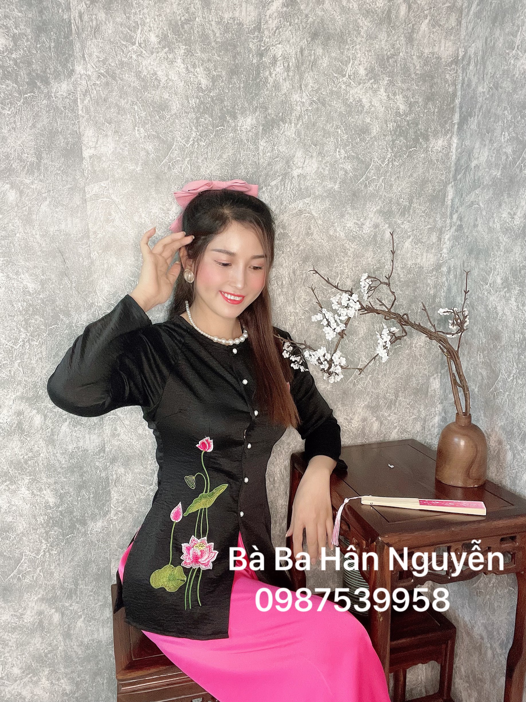 ÁO BÀ BA GÁM DÂY KÉO ( BÁN ÁO LẼ -QUẦN LẼ )
